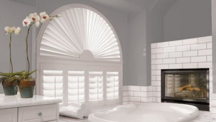 Shutters for Specialty Shape Windows in Austin